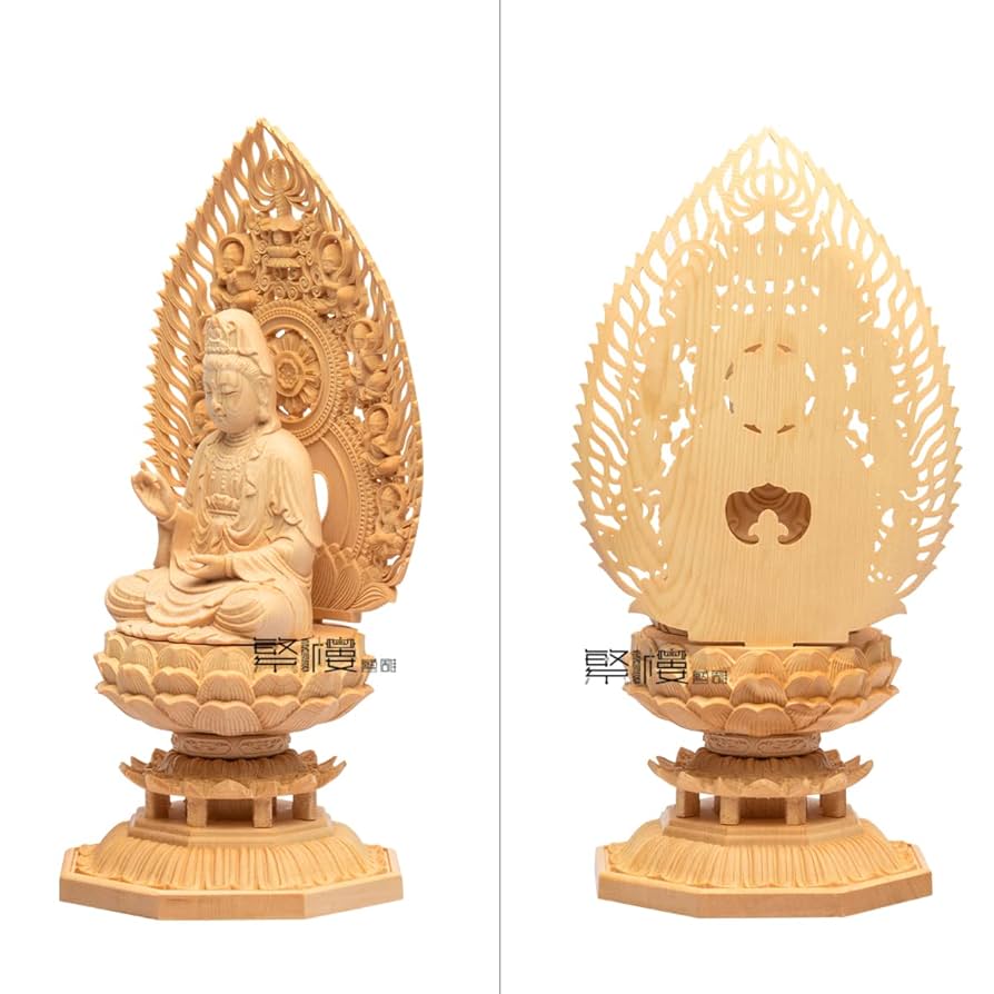 天然素材　観音様彫刻　仏像　置物　根付 天然素材 観音様彫刻 仏像 置物 根付 - メルカリ